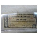 1933 MULTNOMAH $1 CERTIFICATE