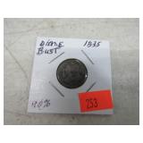 1835 BUST DIME