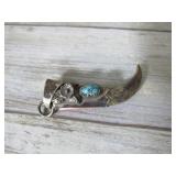 STERLING SILVER CLAW PENDANT