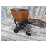 VINTAGE 8 X 30 BINOCULARS -- CLEAR OPTICS