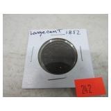 1852 LARGE CENT