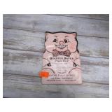 VINTAGE PIGGY BANK -- QUARTER SAVER