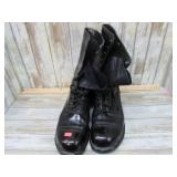 VINTAGE COMBAT BOOTS -- 10
