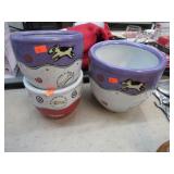 CAT & DOG FLOWER POTS