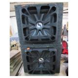 PAIR-- SPEAKER BOXES