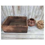 WOODEN CRATE & BASKETS