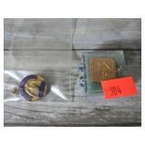 10K GOLD PENDANT & PIN