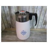 VINTAGE CORNINGWARE CORN FLOWER PERCOLATOR
