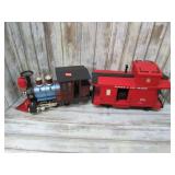 TRAIN ENGINE & CABOOSE