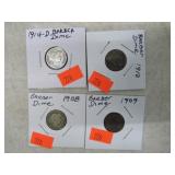 4-- BARBER DIMES