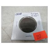 1838 LARGE CENT