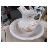 WASH BOWL & PITCHER