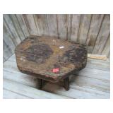 ANTIQUE MILKING STOOL