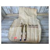 10-- UCHANTIUS BROKE PORCELAIN HANDLE KNIVES