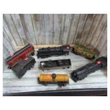 VINTAGE MODEL TRAIN ENGINES & CARS