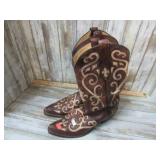 TONY LAMA WESTERN BOOTS -- 7 1/2B -- DECENT SHAPE