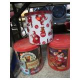 3-- COCA COLA CHRISTMAS TINS