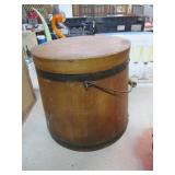 ANTIQUE MINCE MEAT 20LB WOOD BUCKET