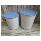 2-- TUPPERWARE CANISTERS