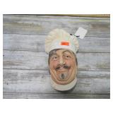 BOSSONS LEGEND CHALKWARE CHEF HEAD
