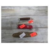 4-- POCKET KNIVES