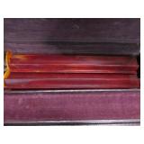 VINTAGE MAHJONG CASE AND RAILS - NO TILES