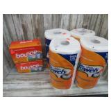 PAPER TOWELS & DRIER SHEETS