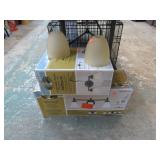 2-- VANITY LIGHT FIXTURES & EXTRA SHADES