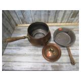 COPPER POTS &  LID