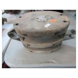 VINTAGE ROPE PULLEY