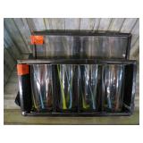 2- 4pc GLASS SETS