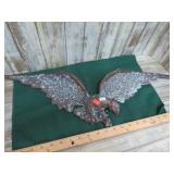 CAST METAL EAGLE WALL ACCENT