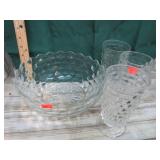 FOSTORIA GLASSES & BOWL