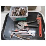 SOCKETS, RATCHETS, PIPE WRENCH, ETC