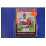 BOB GIBSON 3000th STRIKEOUT BASEBALL CARD
