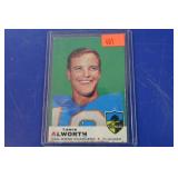 LANCE ALWORTH CHARGERS FOOTBALL CARD