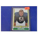 DICK BUTKUS BEARS FOOTBALL CARD