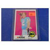 BOB GRIESE DOLPHINS FOOTBALL CARD