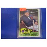 CASEY STENGEL METS MANAGER BASEBALL CARD