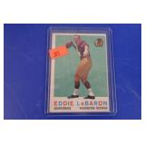 EDDIE LEBARON REDSKINS FOOTBALL CARD