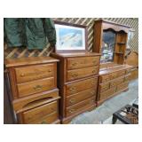 WEBB OAK BEDROOM SUITE