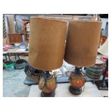 PAIR-- MCM TABLE LAMPS