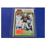 KEN STABLER RAIDERS FOOTBALL CARD