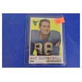 PAT SUMERALL NY GIANTS FOOTBALL CARD