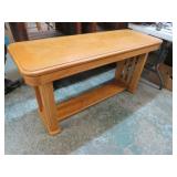 OAK SOFA TABLE