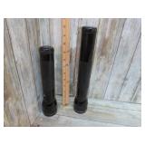 2 & 3 D CELL MAG-LITE FLASHLIGHTS