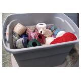 TUB LOT -- YARN & THREAD