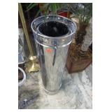 STAINLESS STEEL 6" DOUBLE WALL FLUE PIPE SECTION