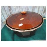 McCOY BROWN DRIP BEAN POT