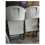 2-- FOLDING CHAIRS